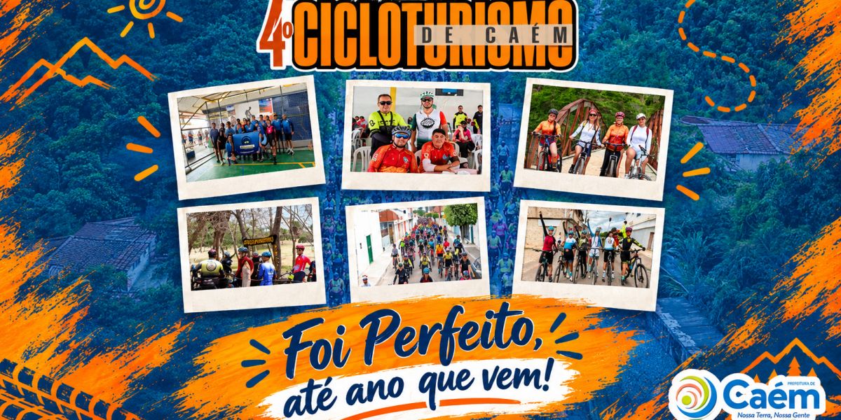 4º CICLOTURISMO DE CAÉM 2026